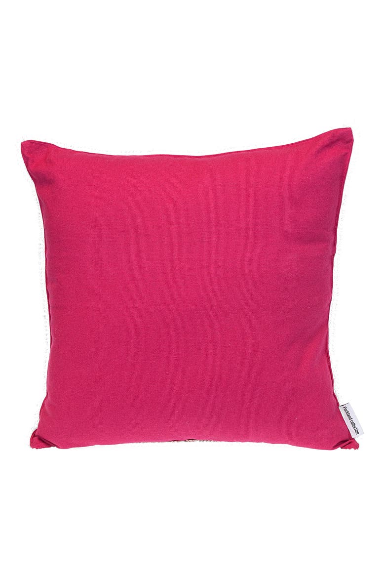 Crochet Dot Throw Pillow, Main, color, PINK
