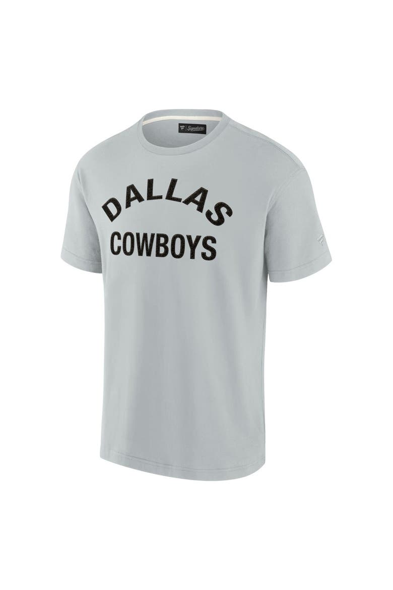 Unisex Fanatics Signature Gray Dallas Cowboys Elements Super Soft Short Sleeve T-Shirt, Alternate, color, Gray