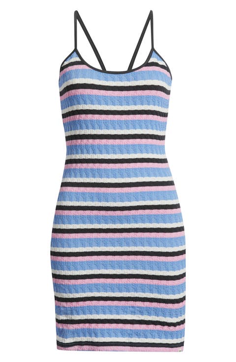 Bobby Stripe Sleeveless Minidress