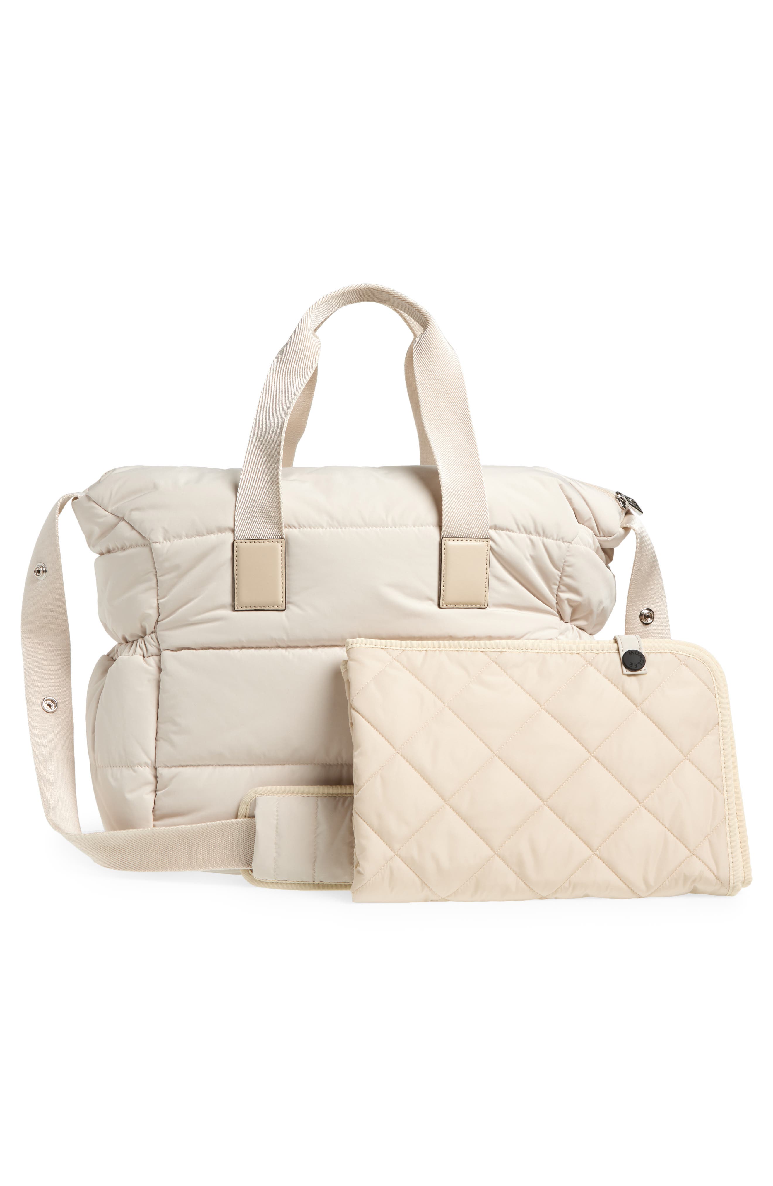 Moncler Quilted Nylon Diaper Bag, Alternate, color, 