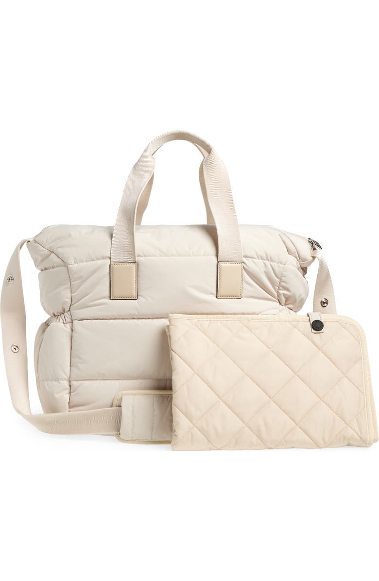 Moncler Quilted Nylon Diaper Bag, Alternate, color,