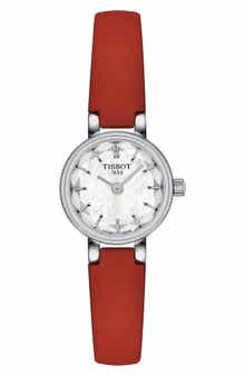 Tissot Lovely Round Leather Strap Watch, 19.5mm