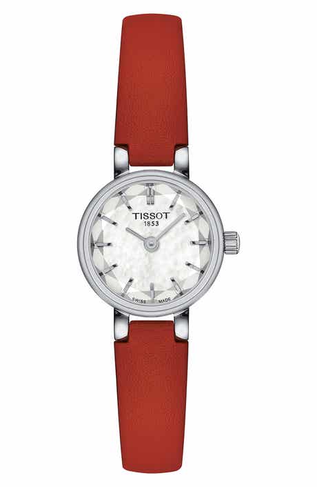 Tissot Lovely Round Leather Strap Watch, 19.5mm