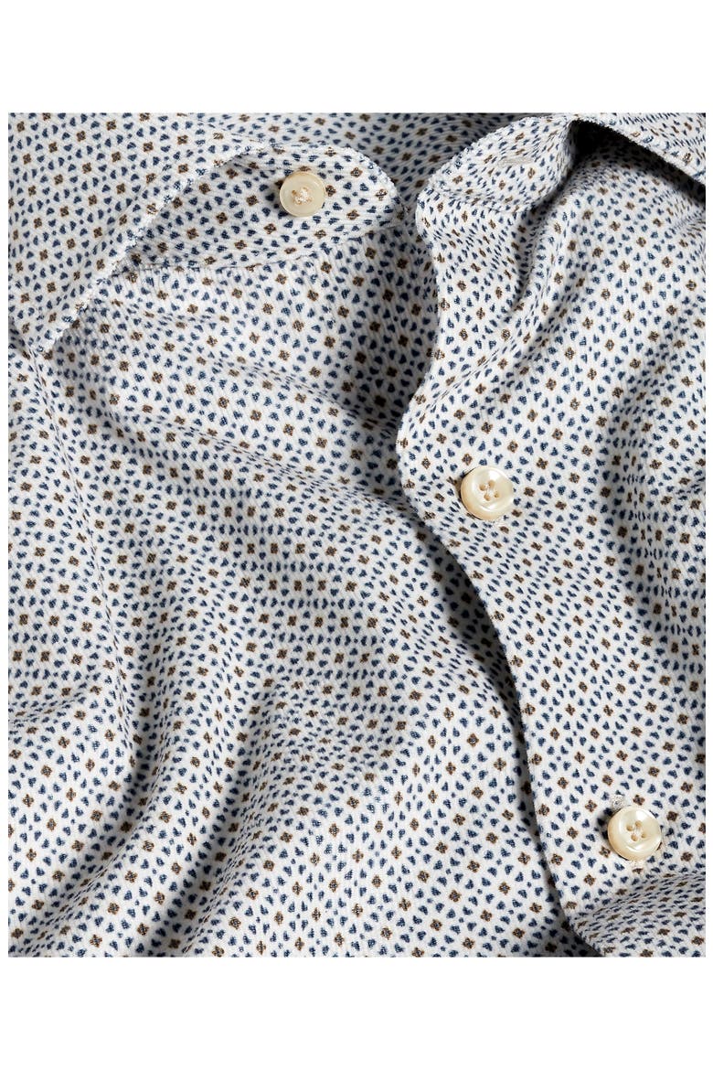 Geometric Corduroy Sport Shirt, Alternate, color, DUNE/ NAVY