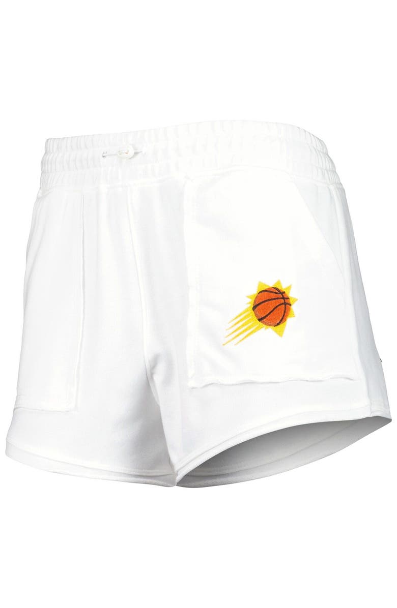 CONCEPTS SPORT Women's Concepts Sport White Phoenix Suns Sunray Shorts, Alternate, color, White