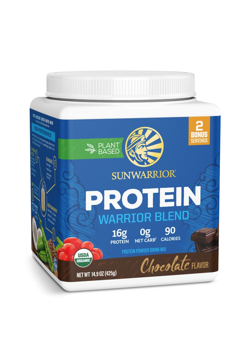 Non-Retail Warrior Blend Protein Powder, Chocolate, 425g tub, Main, color, No Color