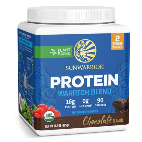 Non-Retail Warrior Blend Protein Powder, Chocolate, 425g tub