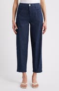 Wit & Wisdom Stripe Skyrise Ankle Barrel Jeans