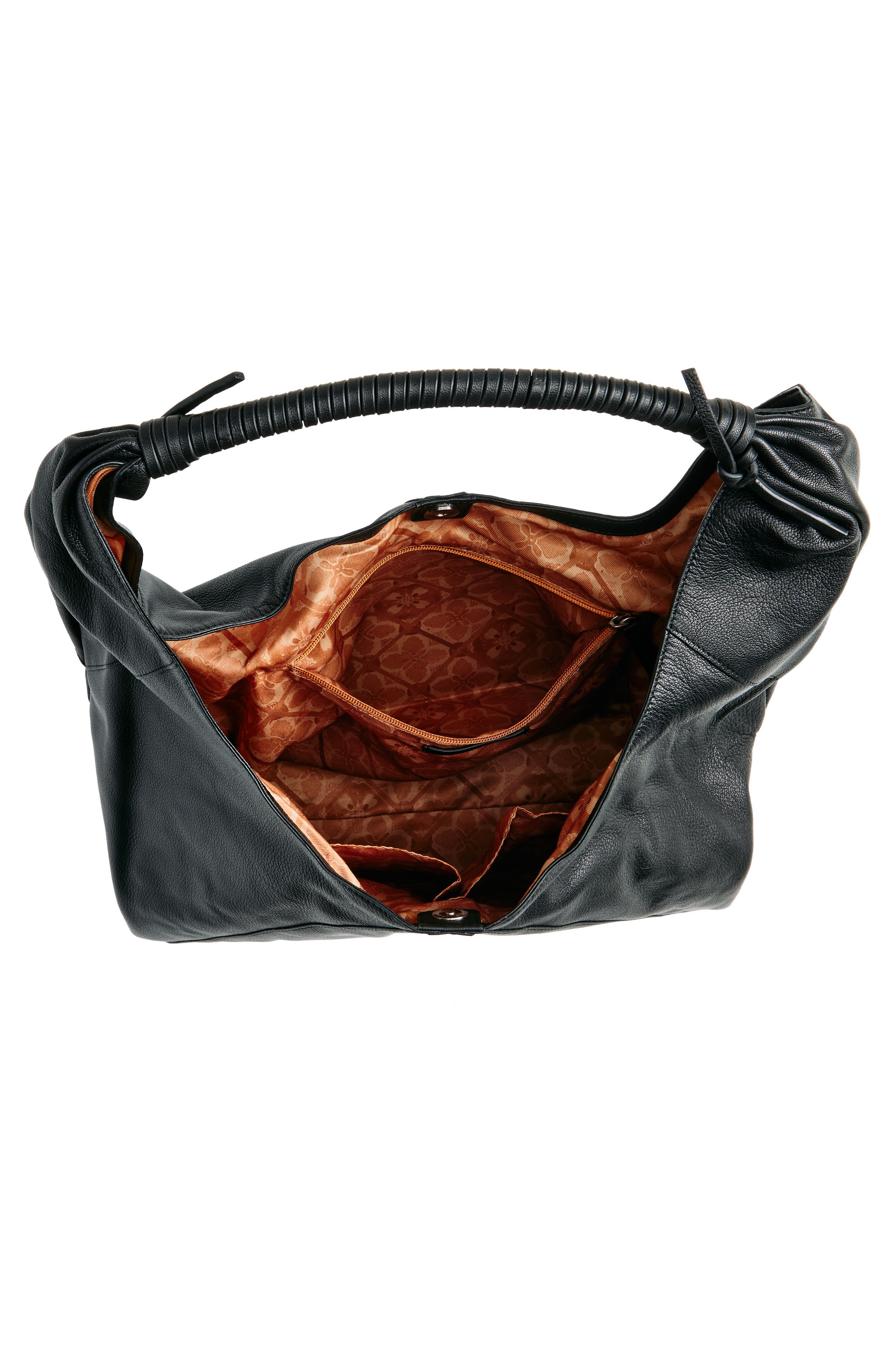 Lucky Brand Evlie Leather Hobo Bag, Alternate, color, 