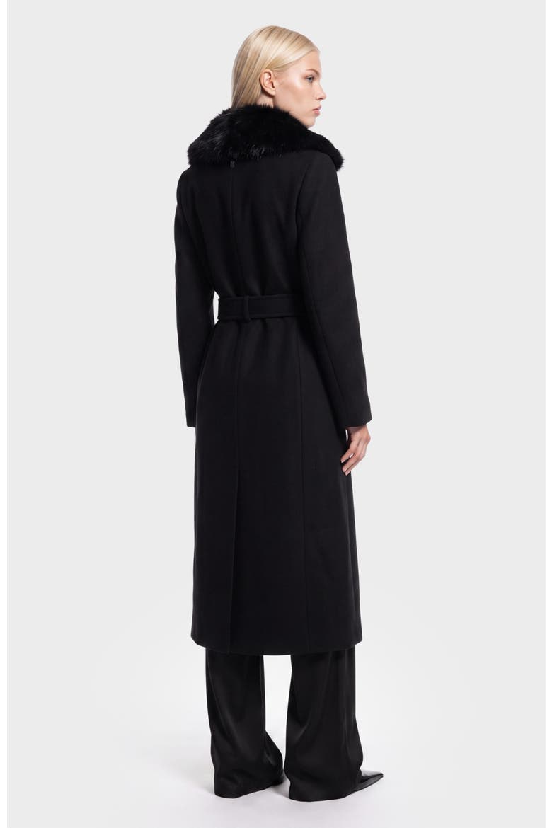 Mel Tailored Wool Coat, Alternate, color, Black
