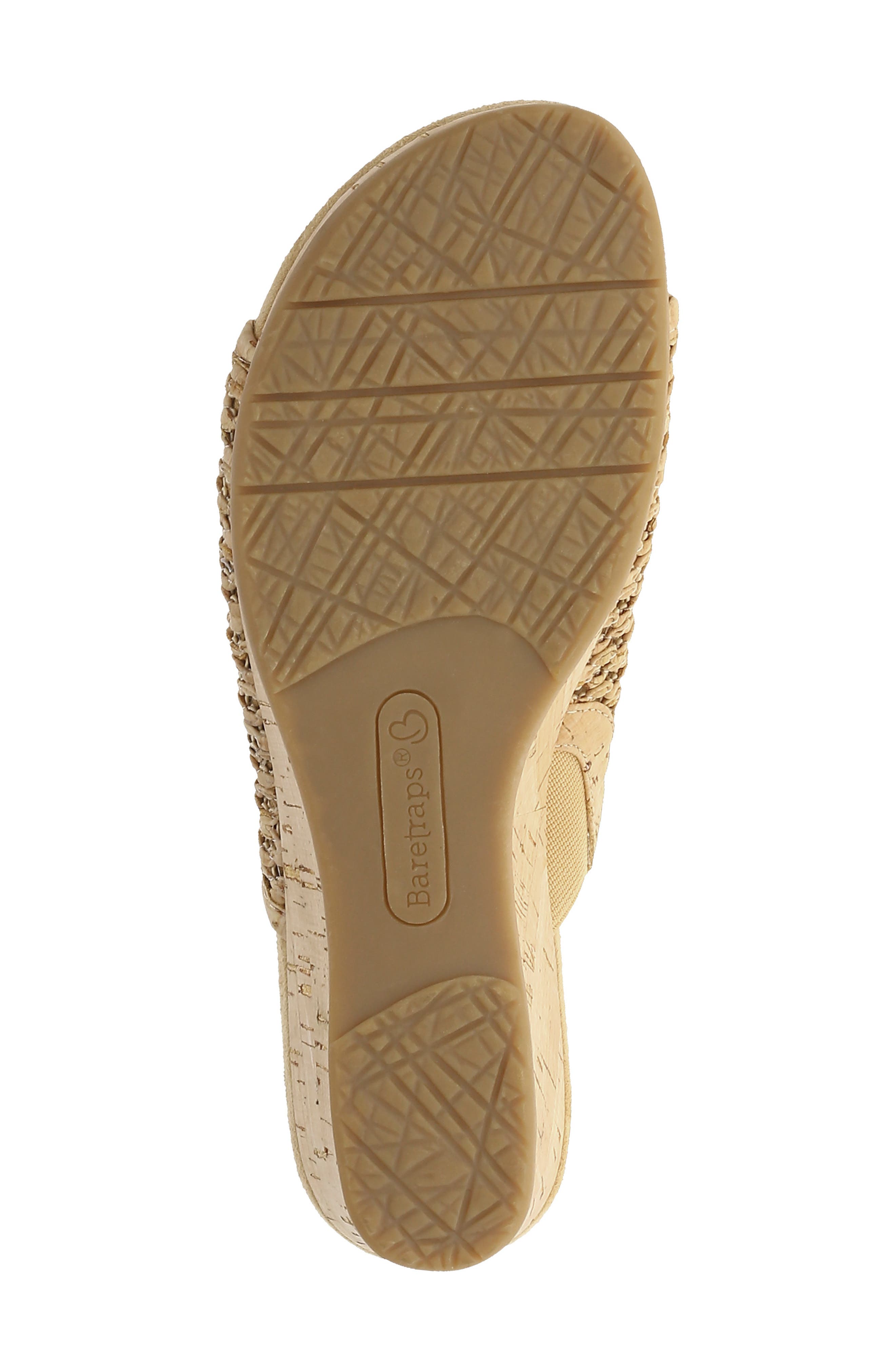BARETRAPS Flossey Wedge Slide Sandal, Alternate, color, Natural Cork