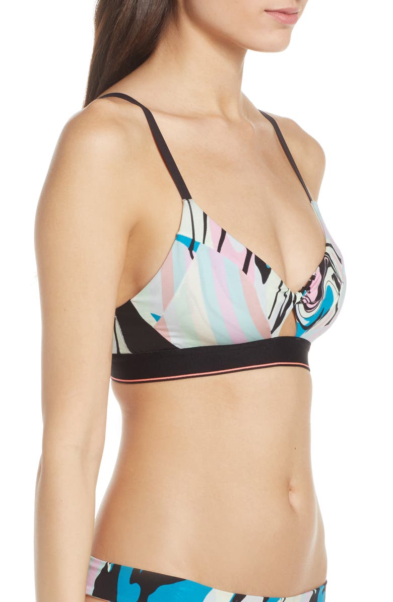 Stance Jenny Twisted Triangle Bralette, Alternate, color, 
