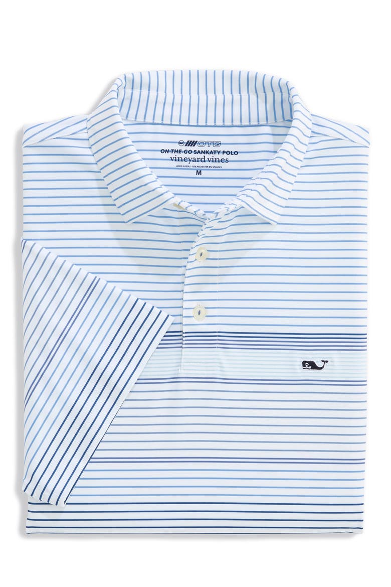 Kiawah Stripe Sankaty Performance Polo, Alternate, color, L720 BLUE