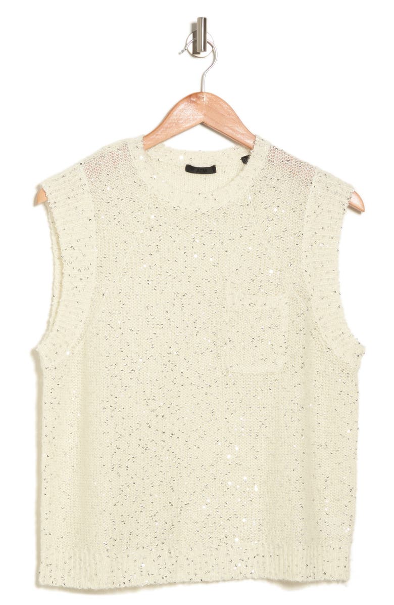 ATM Anthony Thomas Melillo Sequin Sweater Vest, Alternate, color,