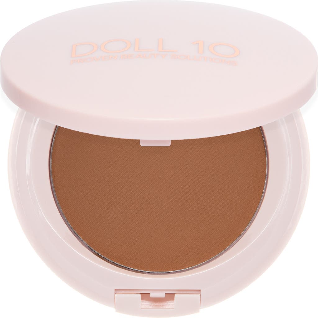 Doll 10 Beauty Tce Super Coverage Talc-free Serum Powder With Ceramides In Tan/deep