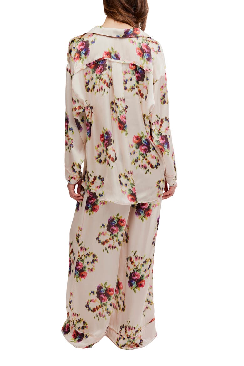 Intimately FP Dreamy Days Pajama Set, Alternate, color, ANTIQUE IVORY - FLORAL