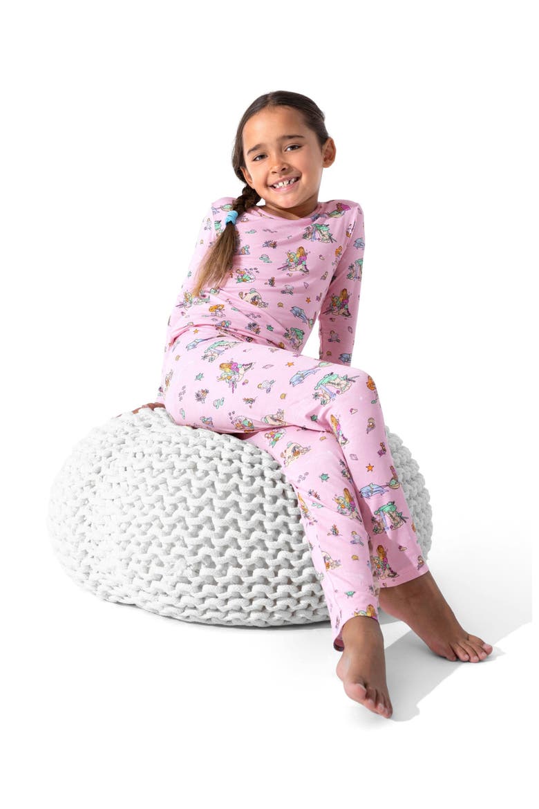 Kids' Mermaid Lagoon Set of 2 Piece Pajamas, Alternate, color, Mermaid Lagoon
