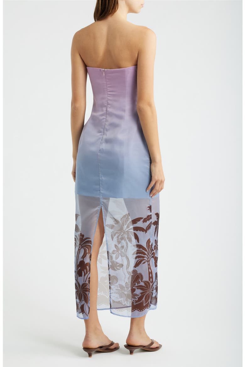 Dune Ombré Midi Dress, Alternate, color, BLUE MULTI