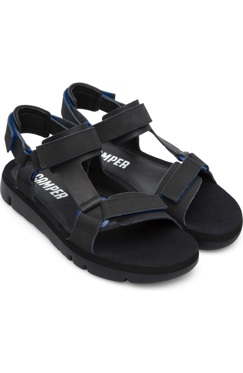 Camper Oruga Sandal, Main, color, Black