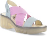 Fly London Taji Platform Slingback Sandal