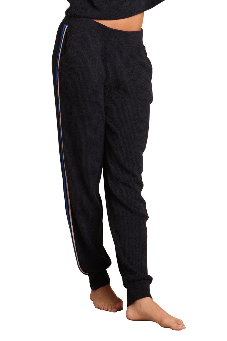CozyChic® Ultra Lite® Contrast Stripe Joggers, Main, color, BLACK MULTI