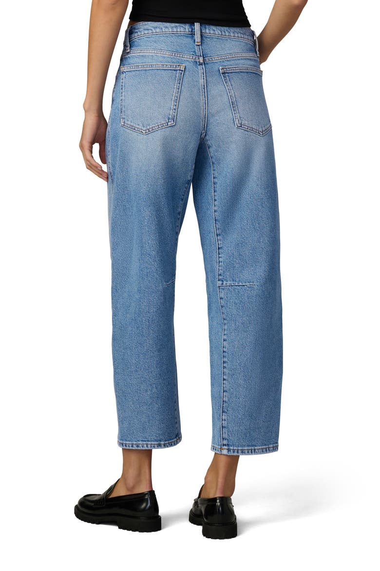The Wilder High Waist Crop Relaxed Barrel Jeans, Alternate, color, PREVAIL