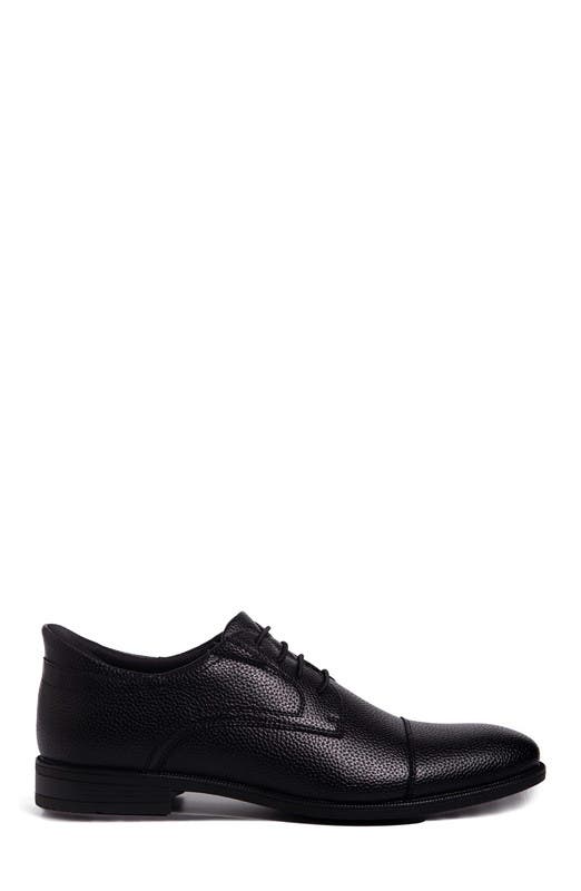 Marc Joseph New York Baker Street Hands Free Technology Leather Cap Toe Dress Oxford, Alternate, color, Black Grainy Leather