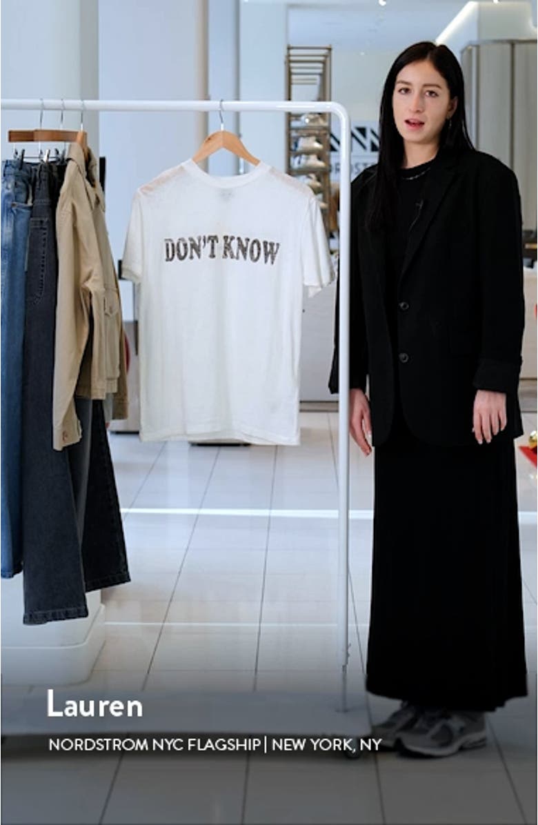 Don't Know Graphic T-Shirt, sales video thumbnail