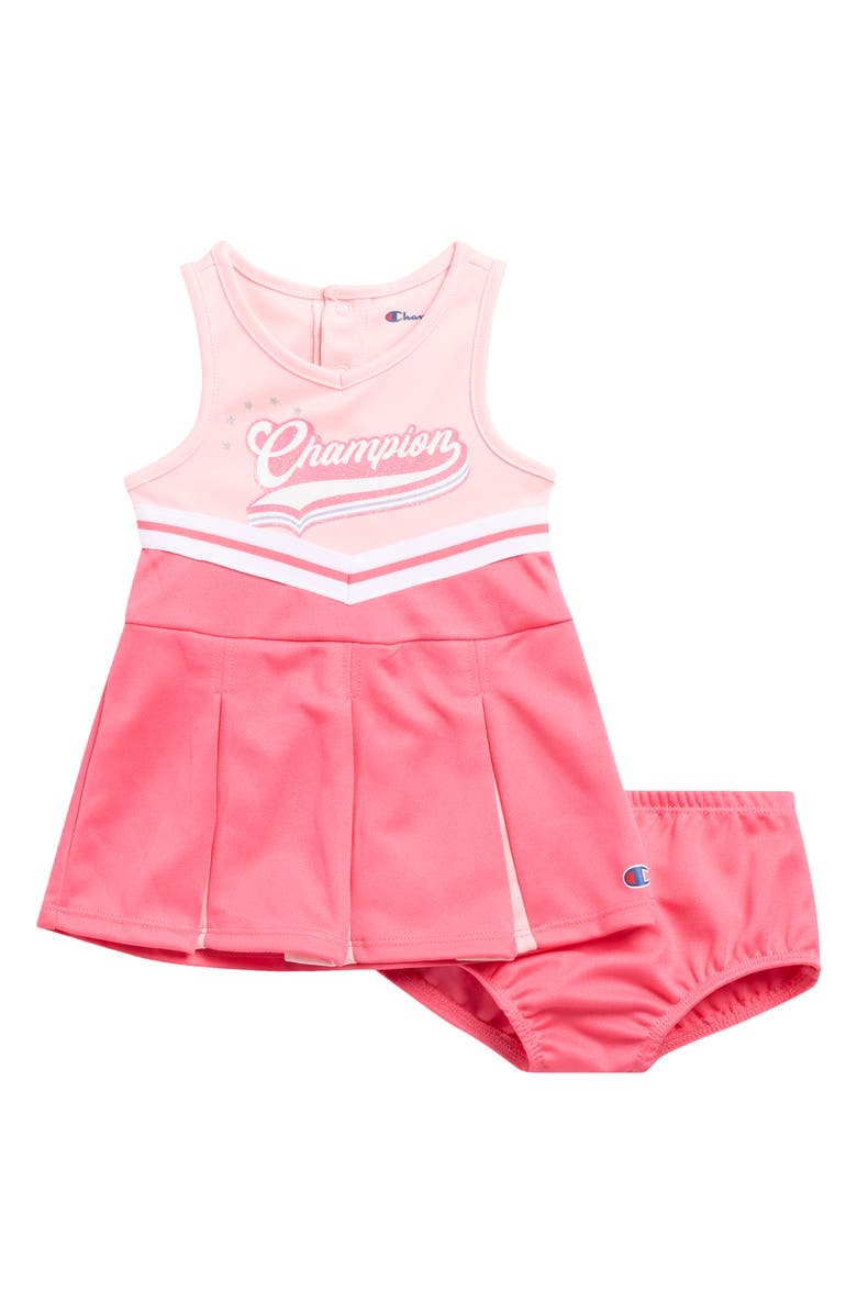 Champion Sleeveless Dress & Bloomers Set, Main, color, Hot Pink