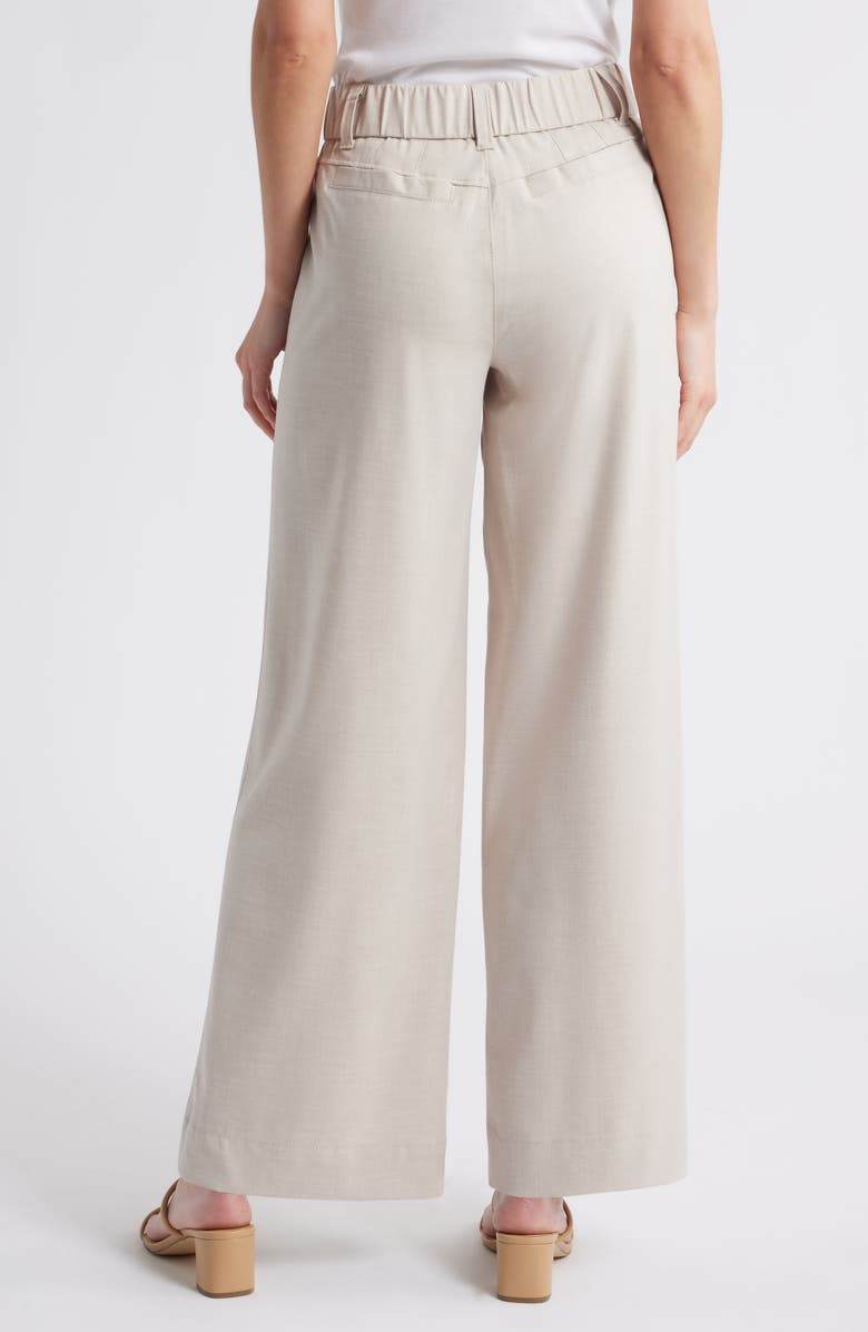 Wit & Wisdom Skyrise Side Seam Straight Leg Pants, Alternate, color, Stone