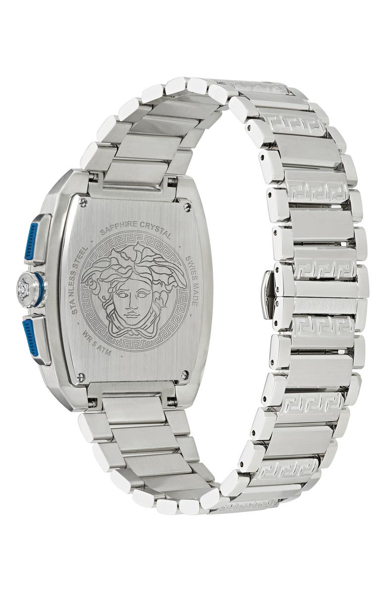 Versace Dominus Chronograph Bracelet Watch, 42mm x 50mm, Alternate, color, 