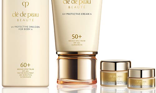 Clé De Peau Beauté 4-pc. Uv Care Essentials Skin Care Set In Neutral