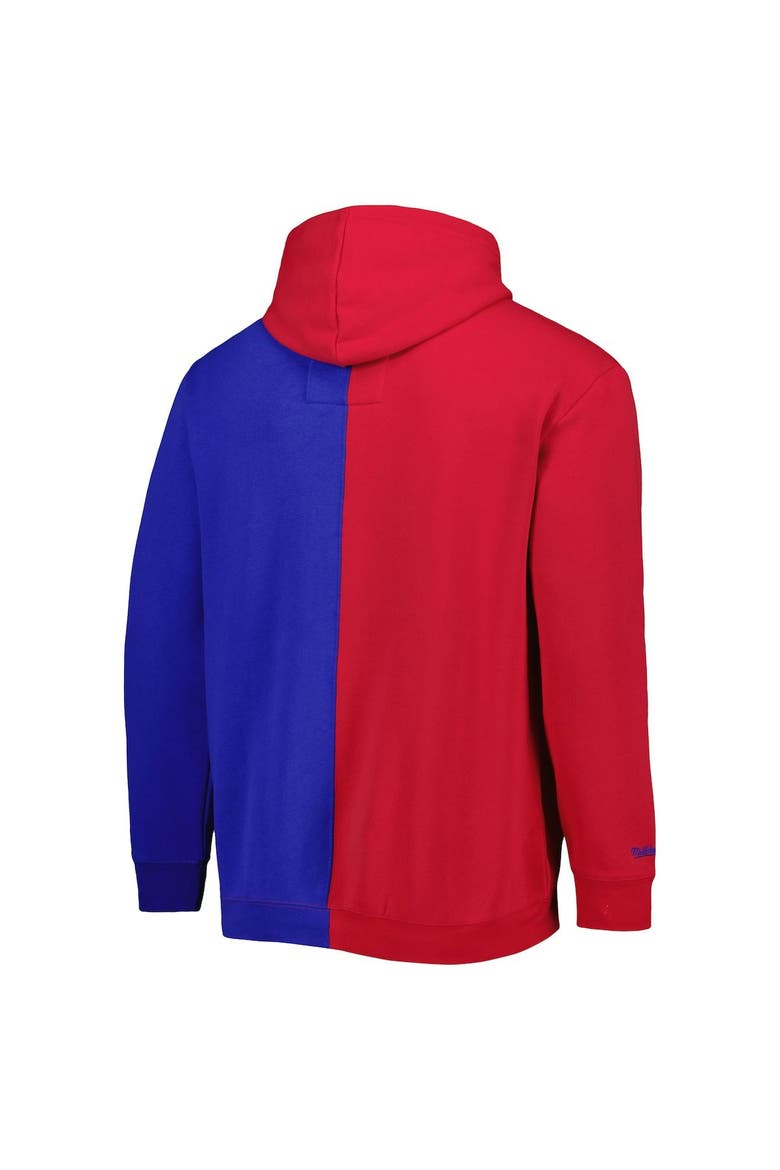 Men's Mitchell & Ness Red/Royal Chicago Cubs Fleece Full-Zip Hoodie, Alternate, color, Red