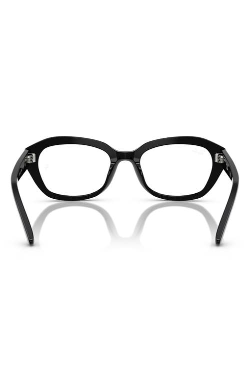 RAY BAN RAY-BAN KIDS' 48MM SMALL IRREGULAR OPTICAL GLASSES