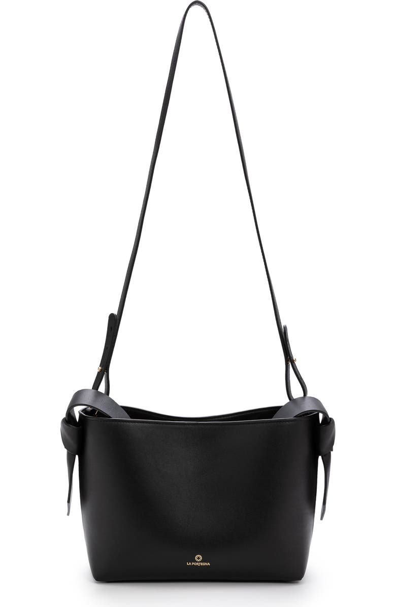 LA PORTEGNA Paulita Forest Crossbody Bag Lightness, Alternate, color, Black