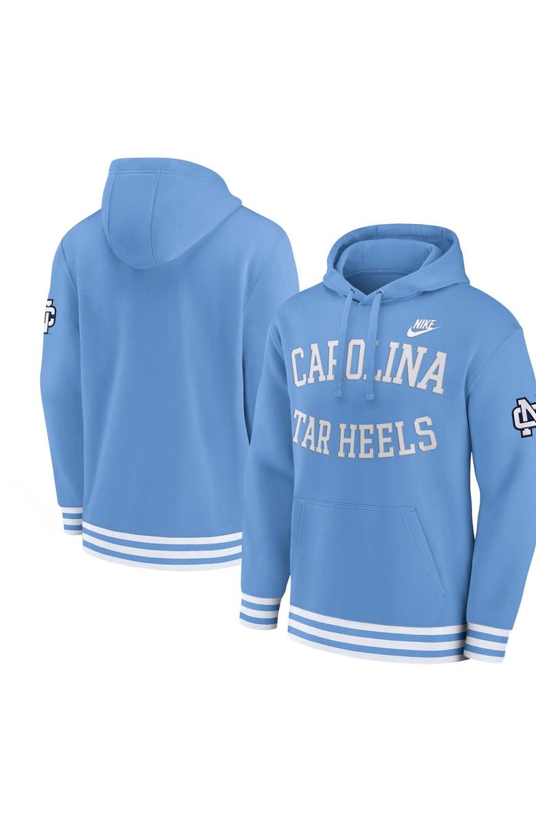 Nike Men's Nike Carolina Blue North Carolina Tar Heels Legacy Retro Pullover Hoodie, Main, color,