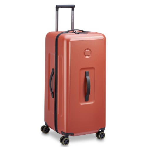 Delsey Paris Turenne 2.0 Large Checked 29 Inch Spinner Luggage In Brown
