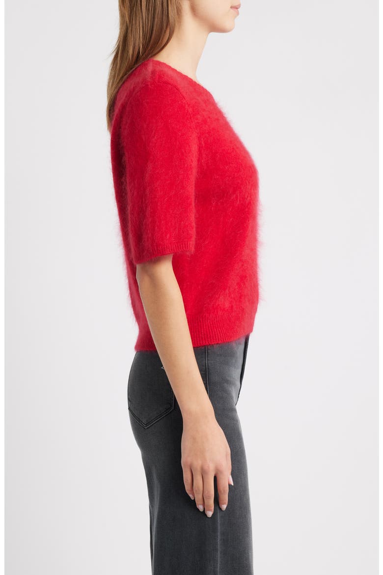 Jada Brushed Cashmere Sweater, Alternate, color, RED