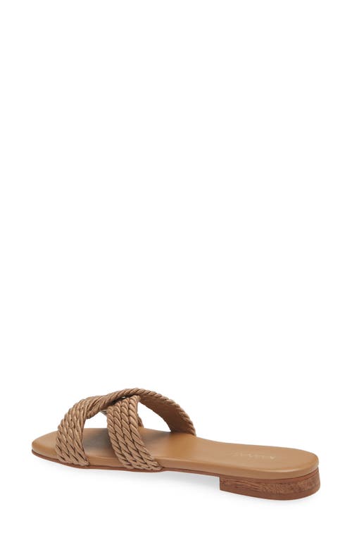 Kaanas Olas Corded Infinity Sandals Caramel In Caramel
