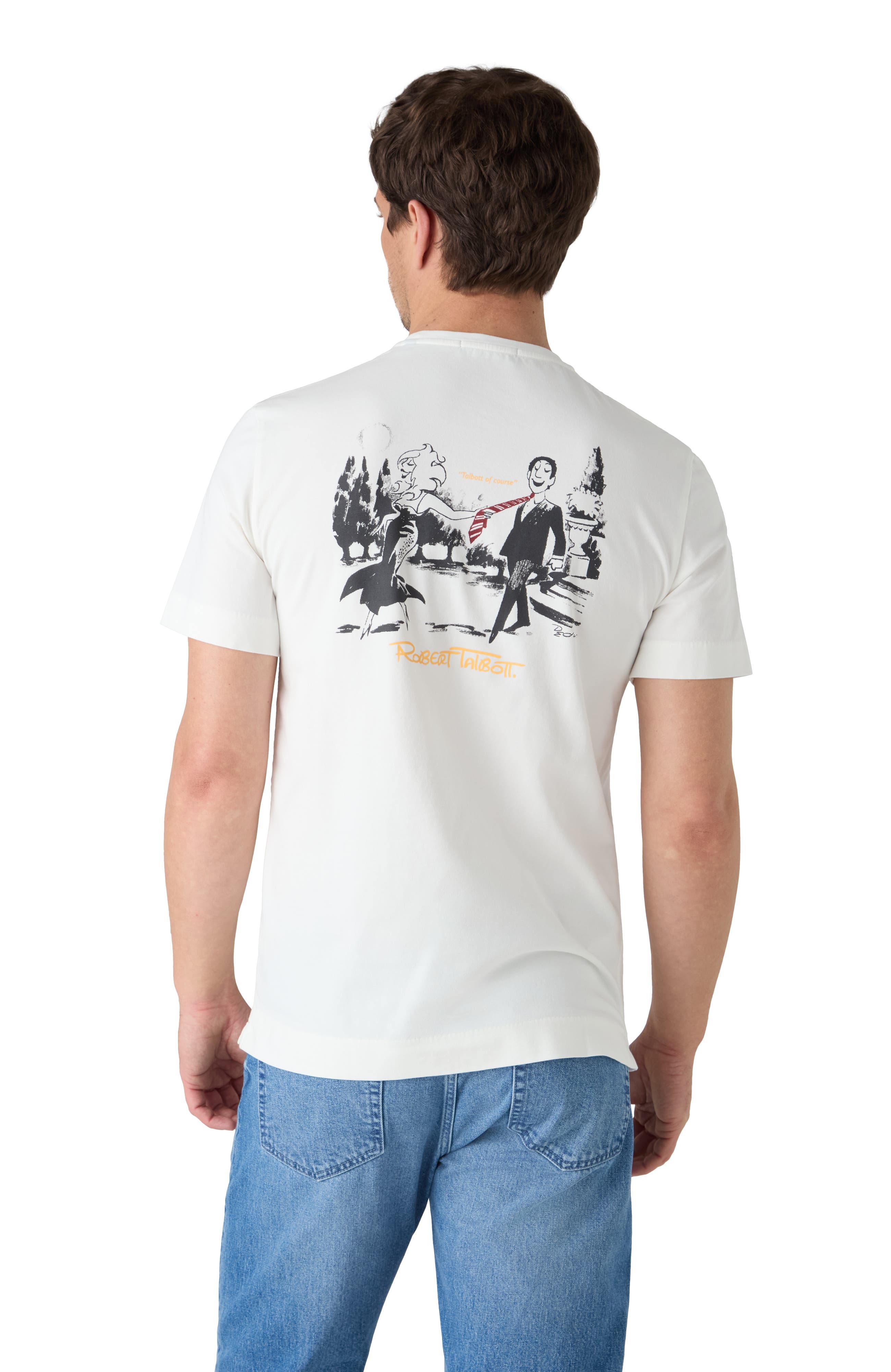 Stretch Jersey Graphic Dean Tee - image 4