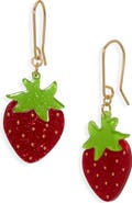 Leith Strawberry Drop Earrings