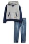 Kids' Hoodie & Denim Joggers Set
