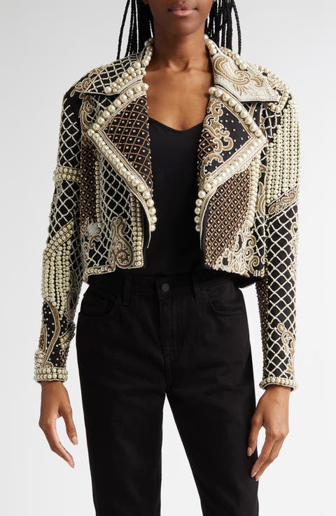 Embellished Oversize Jacket