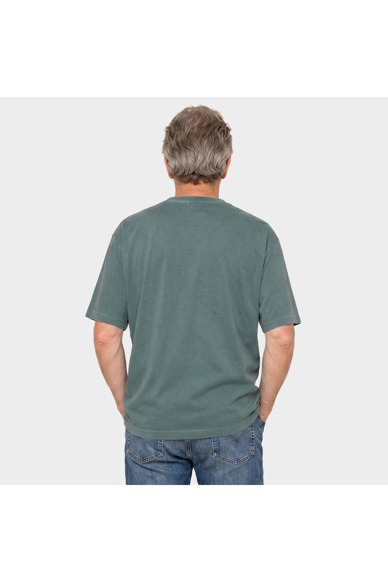 I'm Smiling At Your Dog, Not You Garment Dyed T-Shirt, Alternate, color, Blue Spruce