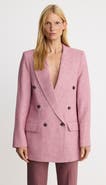 Smythe Oversized DB Peaked Lapel Blazer