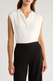 Vince Cowl Neck Sleeveless Top