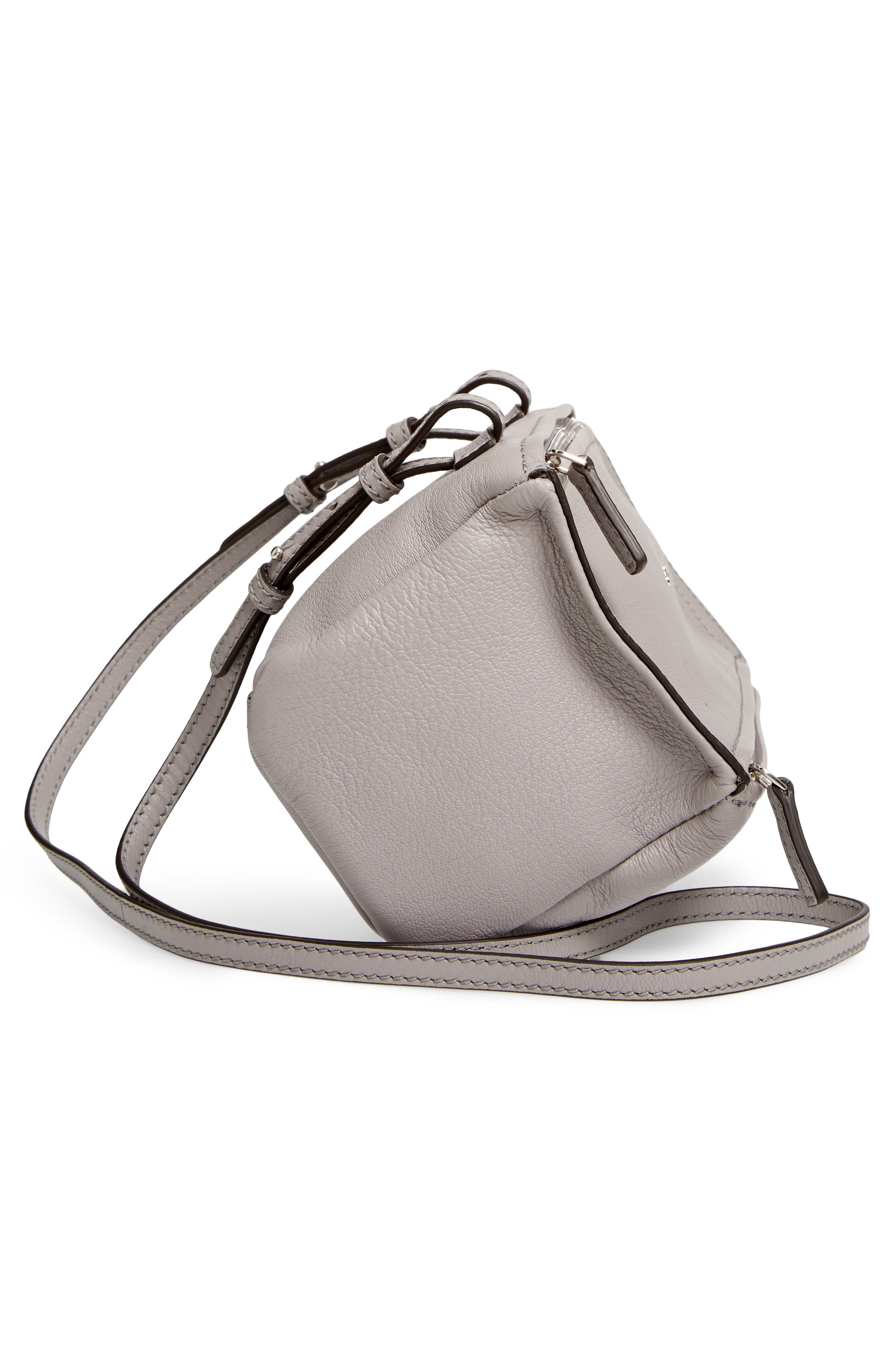 Givenchy Mini Pandora Sugar Leather Shoulder Bag, Alternate, color, 
