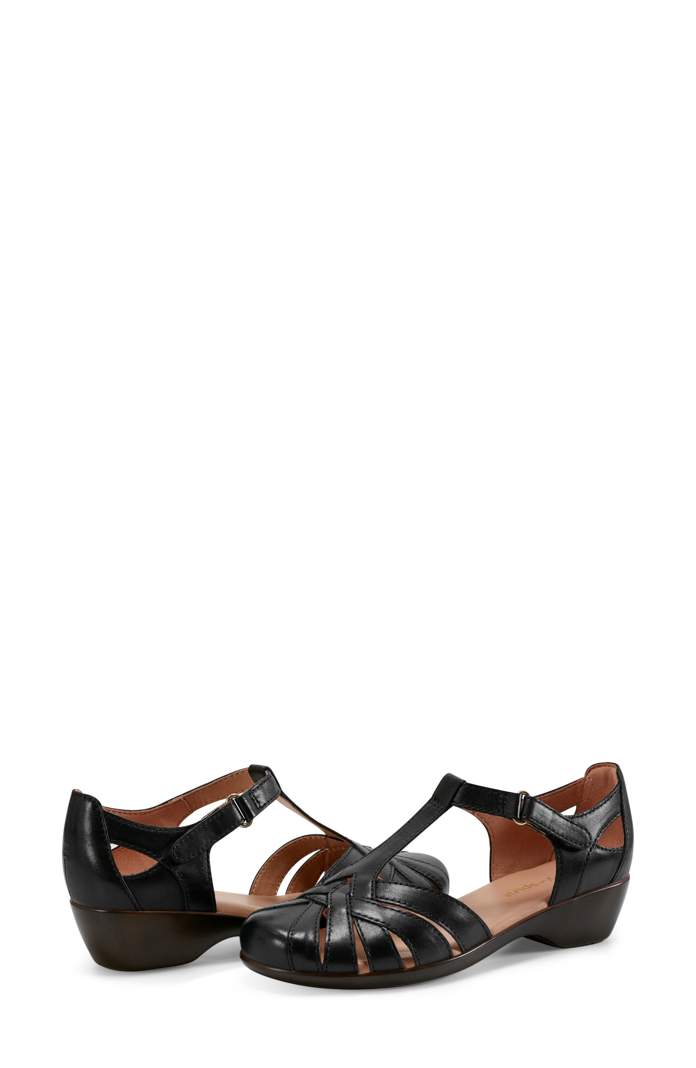 Easy Spirit Darlyn T-Strap Pump, Alternate, color, Black