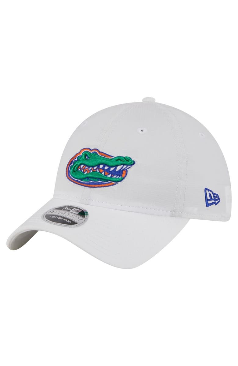 New Era Men's New Era White Florida Gators Active Ripstop 9TWENTY Adjustable Hat, Main, color, White