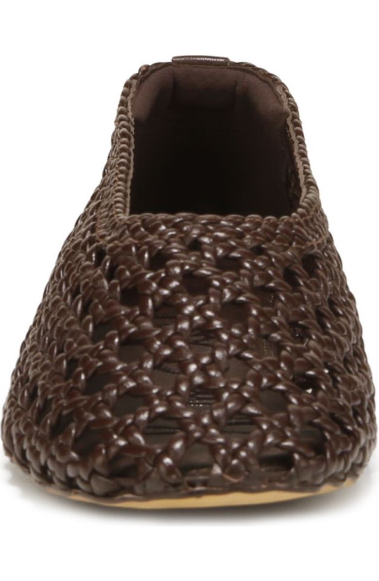 Sam Edelman Shira Knotted Flat, Alternate, color, Dark Brown